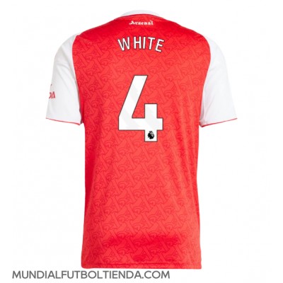 Camiseta Arsenal Ben White #4 Primera Equipación Replica 2025-26 mangas cortas Camiseta Arsenal Ben White #4 Primera Equipación Replica 2025-26 mangas cortas